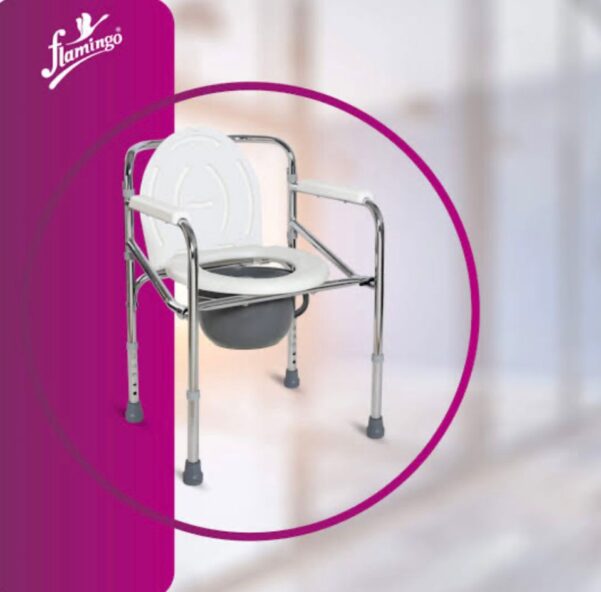 Flamingo commode chair