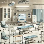 DALL·E 2025-02-06 23.48.51 - A high-quality promotional image showcasing hospital furniture from Navjeevan Surgical. The image features essential medical furniture, including hosp